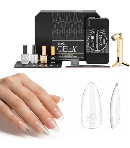 Amazon.com: Apres Ombre Gel-X® Nail Extension Kit, 14 sizes 00-9